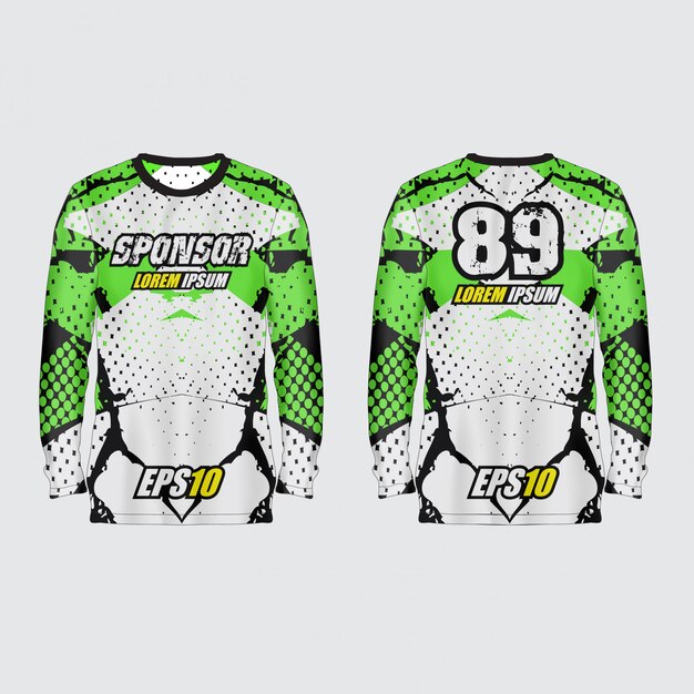ilustración de jersey deportivo