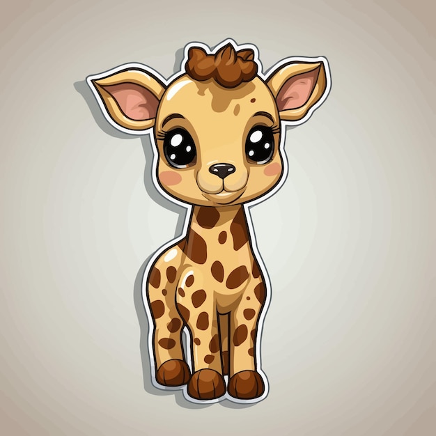 ilustración de jirafa para niños