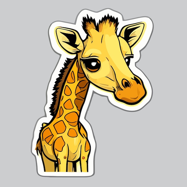 ilustración de jirafa para niños