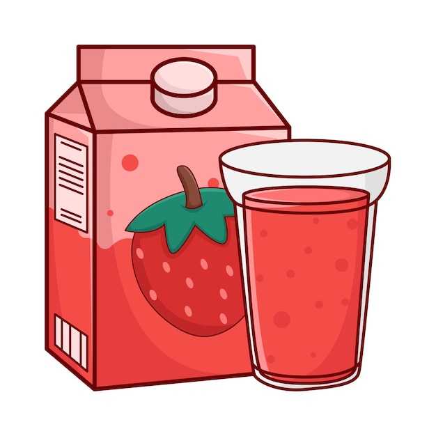 Ilustración de jugo