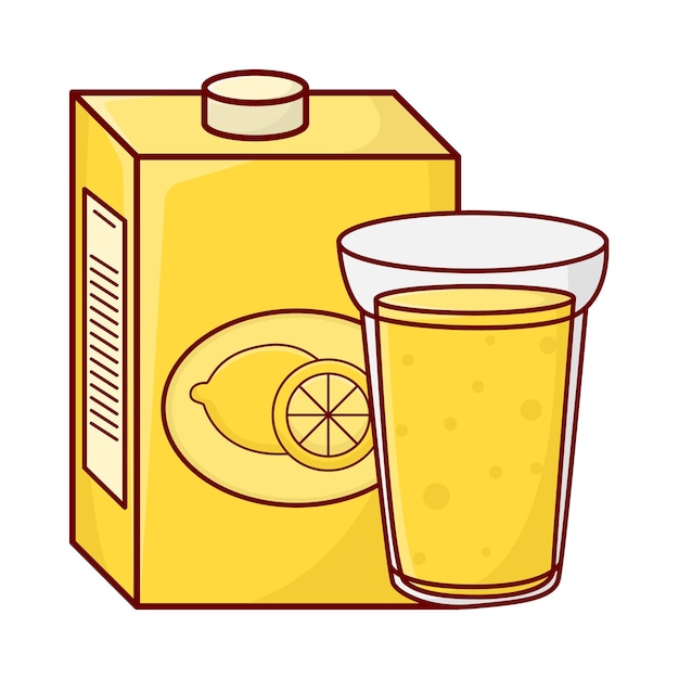 Ilustración de jugo