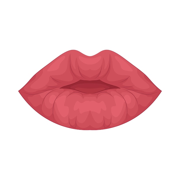 Ilustración de los labios
