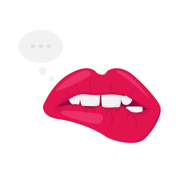 Ilustración de labios