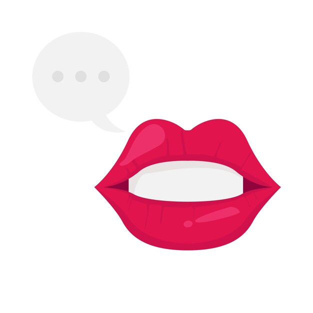 Ilustración de labios