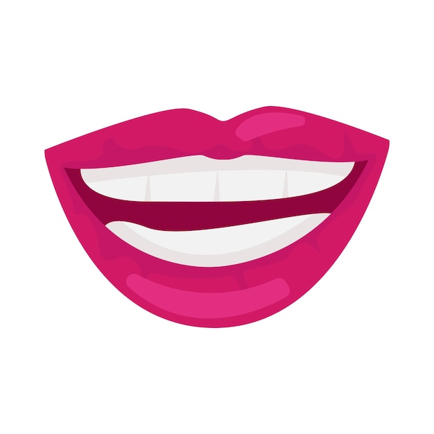 Vector ilustración de labios