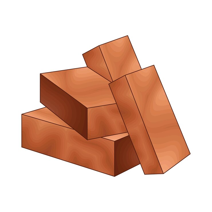 Vector ilustración de un ladrillo