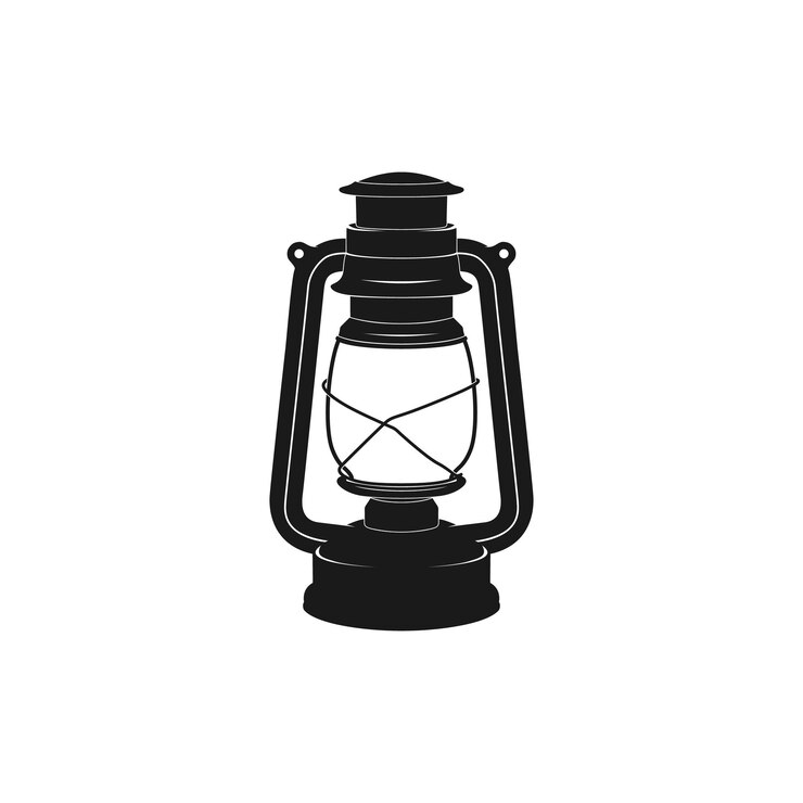 Vector ilustración lámpara linterna vintage tradicional inspiración diseño vectorial