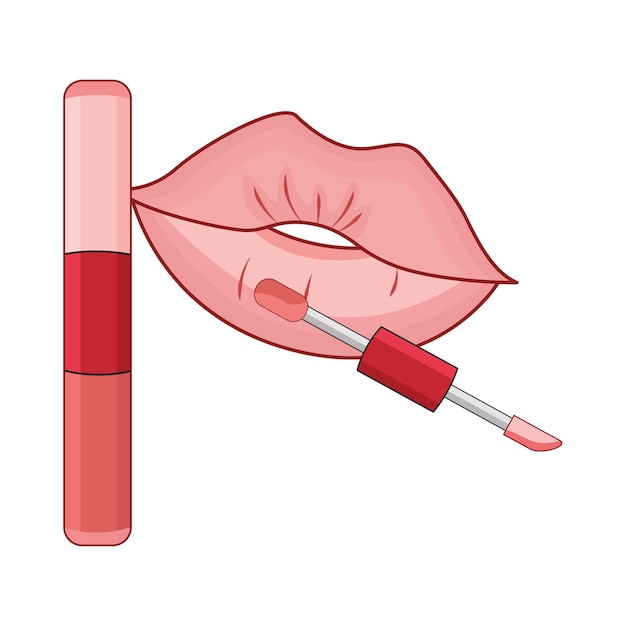 Vector ilustración de lápiz labial