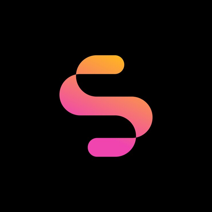 Vector ilustración de la letra s del logotipo s tech plantilla de diseño de logotipo digital