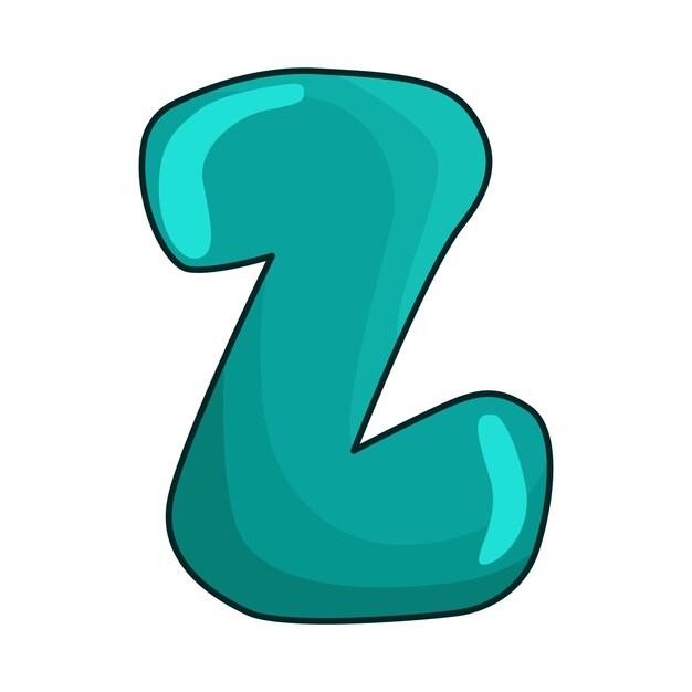 Ilustración de la letra Z