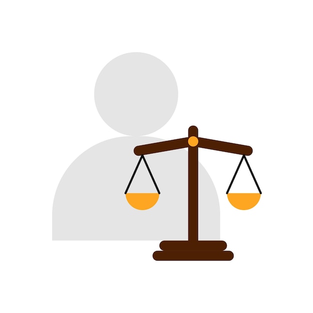 Ilustración de la ley y la justicia