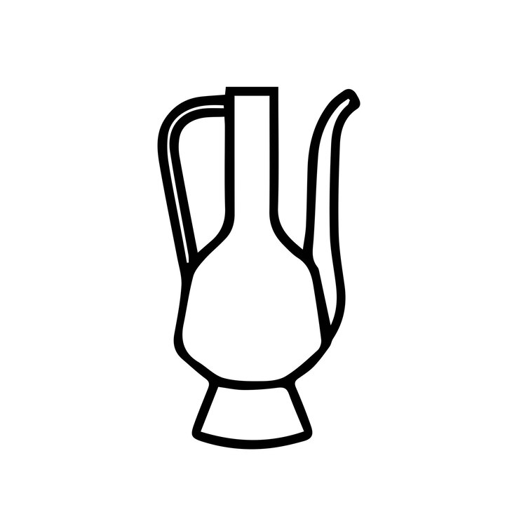 Vector ilustración de libro para colorear kawaii dibujado a mano