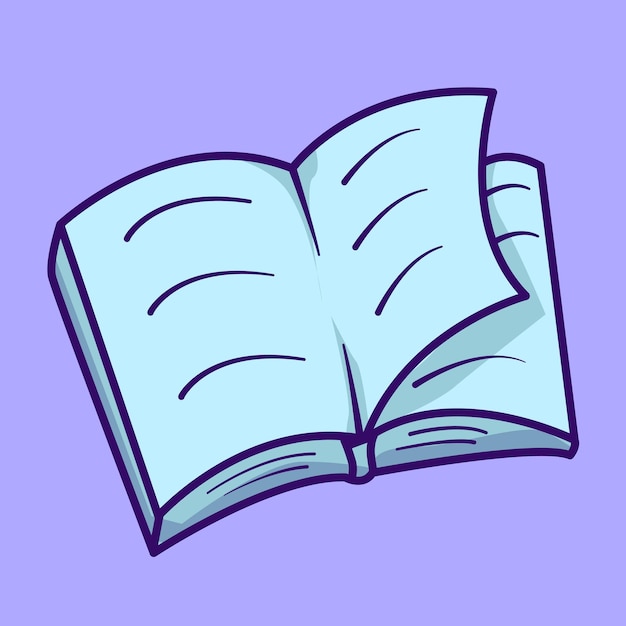 Ilustración de libros vectoriales Color de regreso a la escuela editable