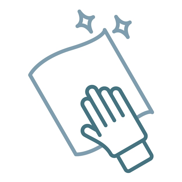 Ilustración de Limpieza Plana con la Mano