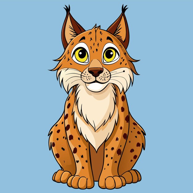 Vector ilustración del lince