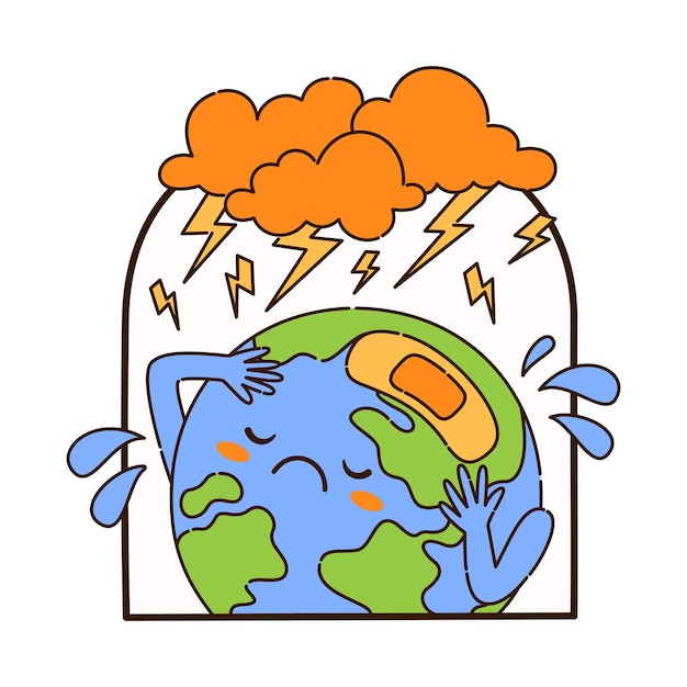 Ilustración linda para el Día Mundial del Medio Ambiente