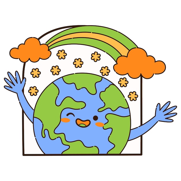 Ilustración linda para el Día Mundial del Medio Ambiente