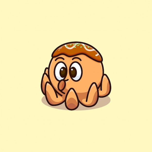 ILUSTRACIÓN LINDA DEL PULPO TAKOYAKI