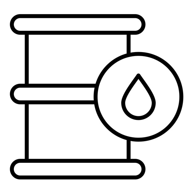 Ilustración de la línea de aceite