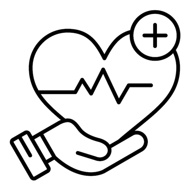 Ilustración de la línea de atención médica