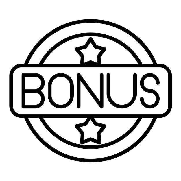 Ilustración de línea de bonificación