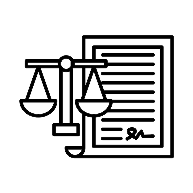 Ilustración de la línea de la burocracia