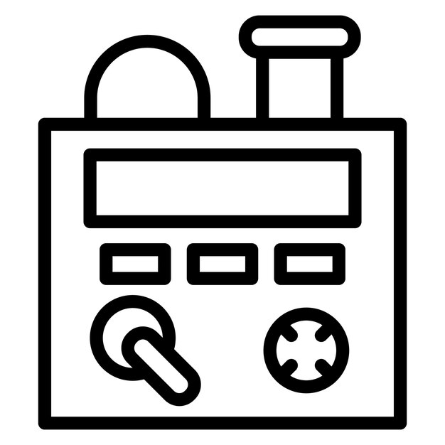 Ilustración de la línea de la cámara de gases