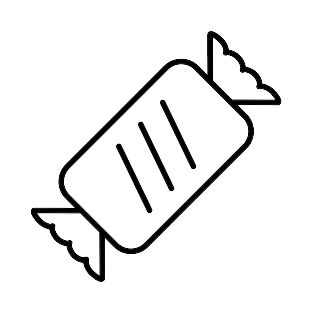 Ilustración de la línea de caramelos
