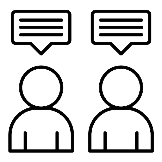 Ilustración de la línea de comunicación