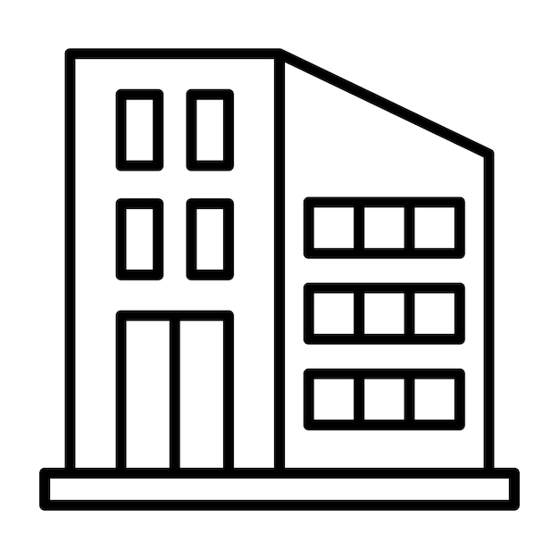 Ilustración de la línea de construcción