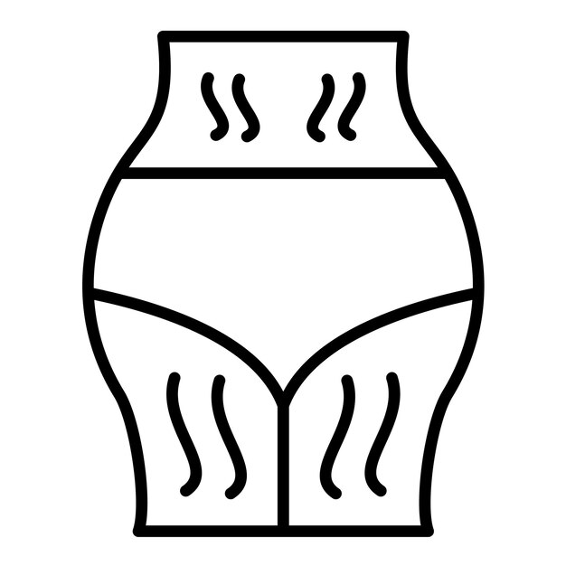 Ilustración de la línea de estrías