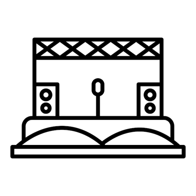 Ilustración de la línea del Festival de Música del Desierto