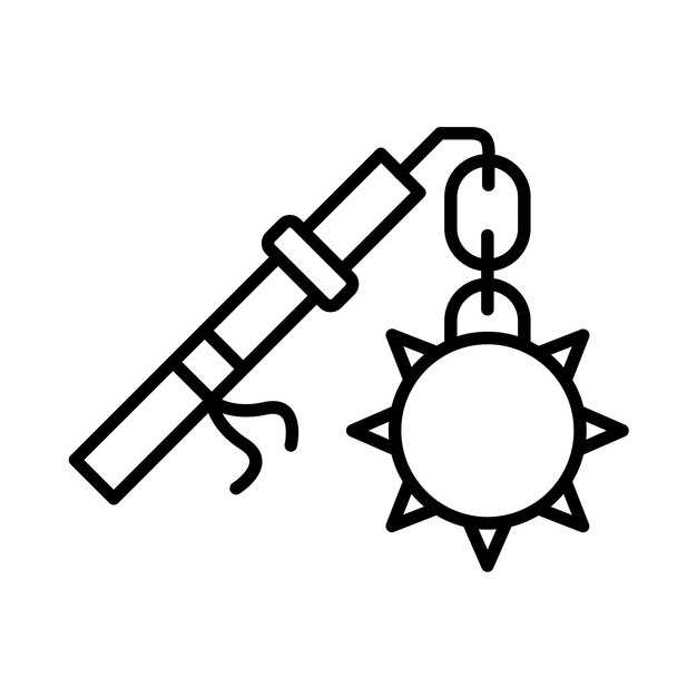 Ilustración de la línea de flail
