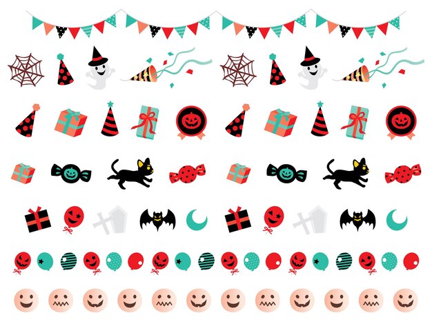 Ilustración de línea del Halloween