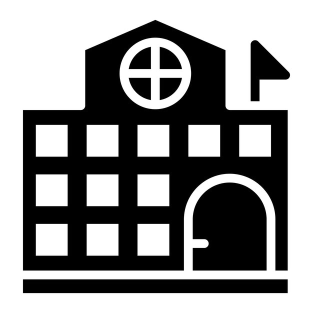 Ilustración de la línea de la industria de la educación