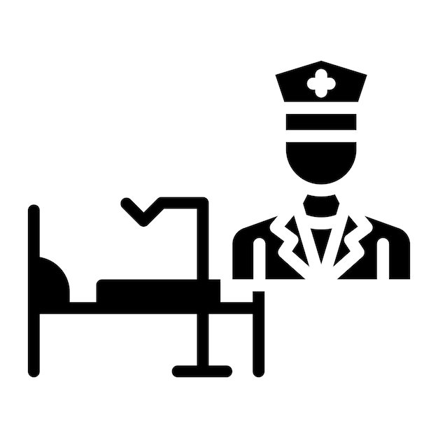 Ilustración de la línea de la industria de la salud