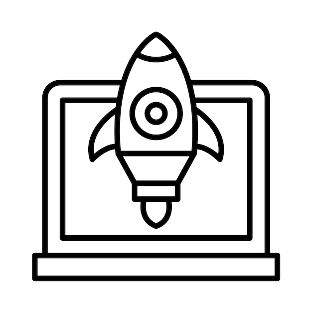 Ilustración de la línea de inicio