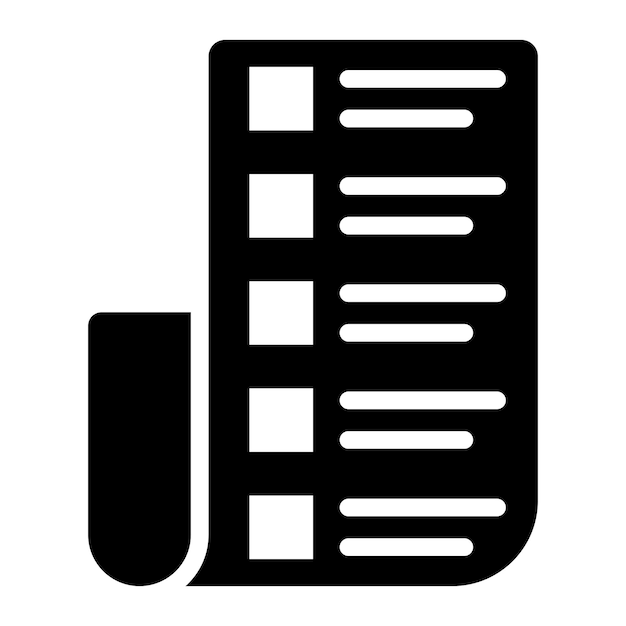 Ilustración de la línea de lista de verificación