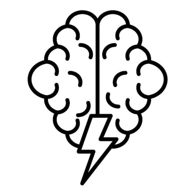 Ilustración de línea de lluvia de ideas