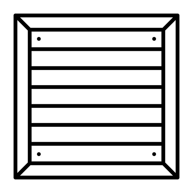 Ilustración de una línea de madera