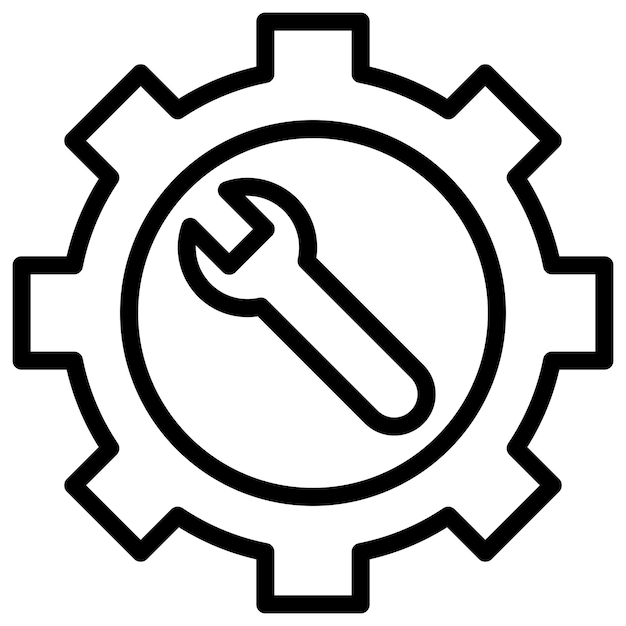 Ilustración de la línea de mantenimiento