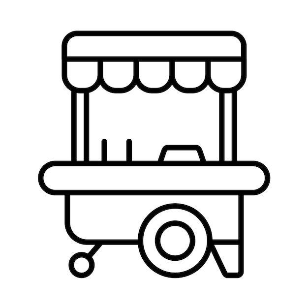 Ilustración de la línea de parada
