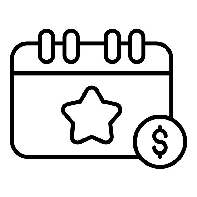 Ilustración de la línea de patrocinio de eventos