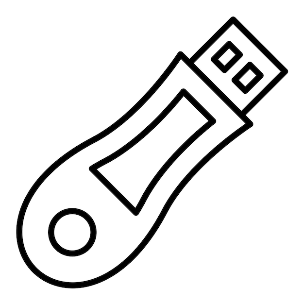 Ilustración de la línea Pendrive