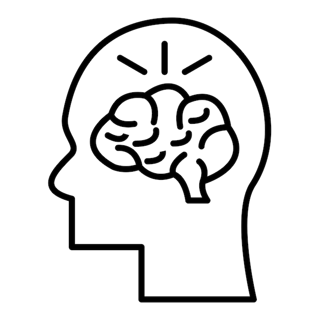 Ilustración de la línea de pensamiento
