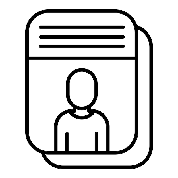 Ilustración en línea de la persona del comprador