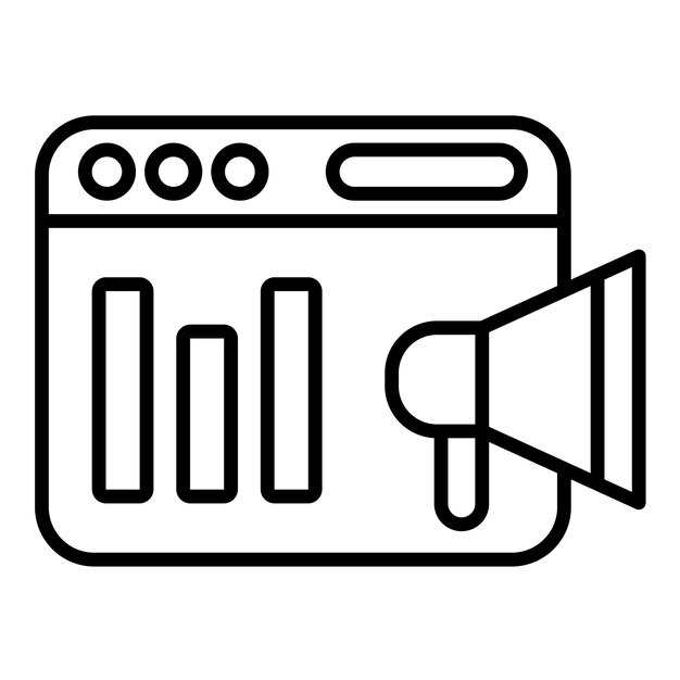 Ilustración de la línea de posición media