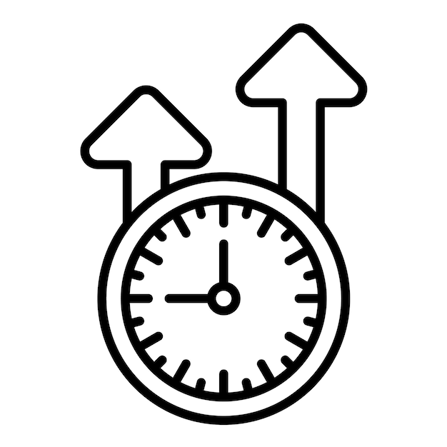 Ilustración de la línea de productividad