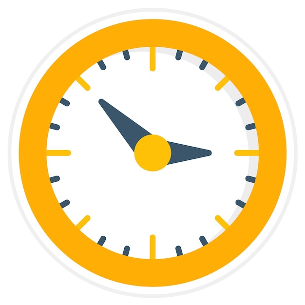 Ilustración de la línea del reloj