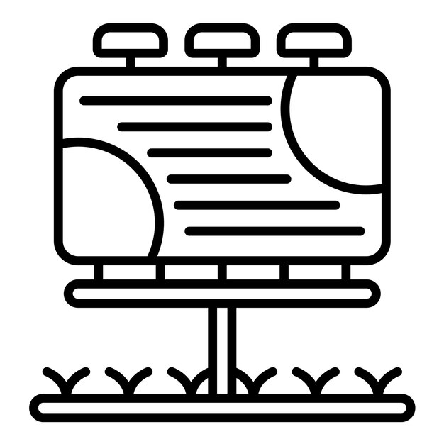 Ilustración de la línea de señalización del patio